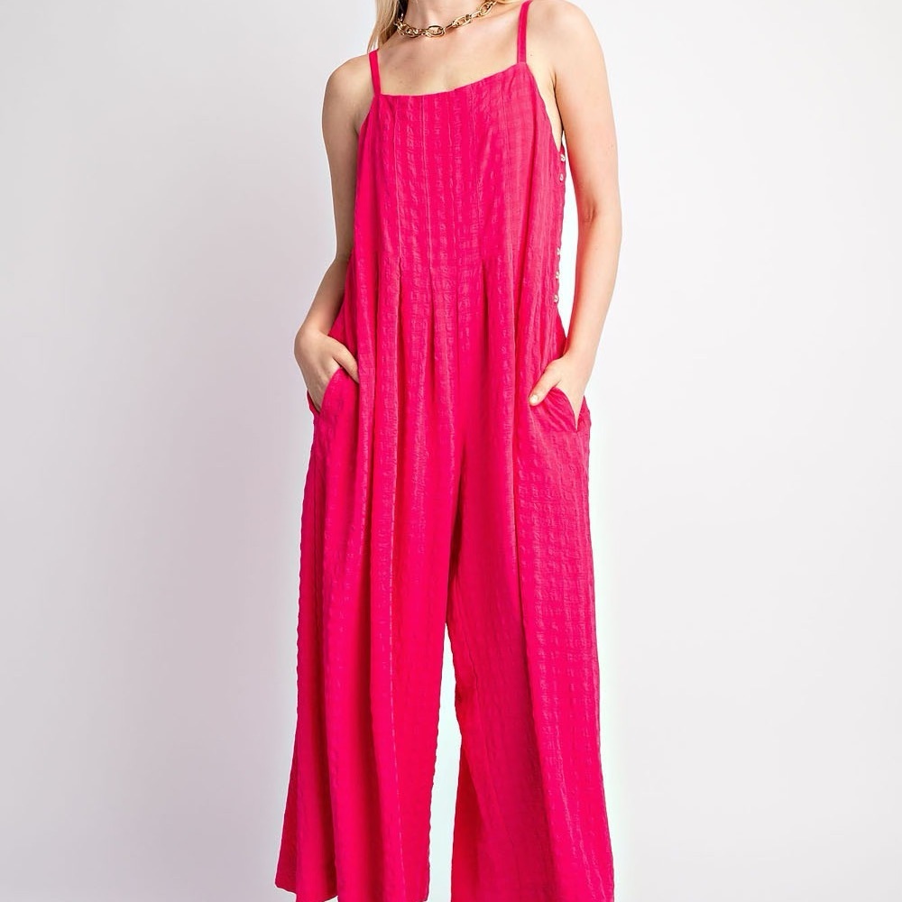 Vibrant Pink Women's Jumpsuit